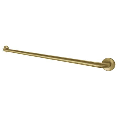 Kingston Brass DR114367 36-Inch x 1-1/4-Inch O.D Grab Bar, Brushed Brass DR114367